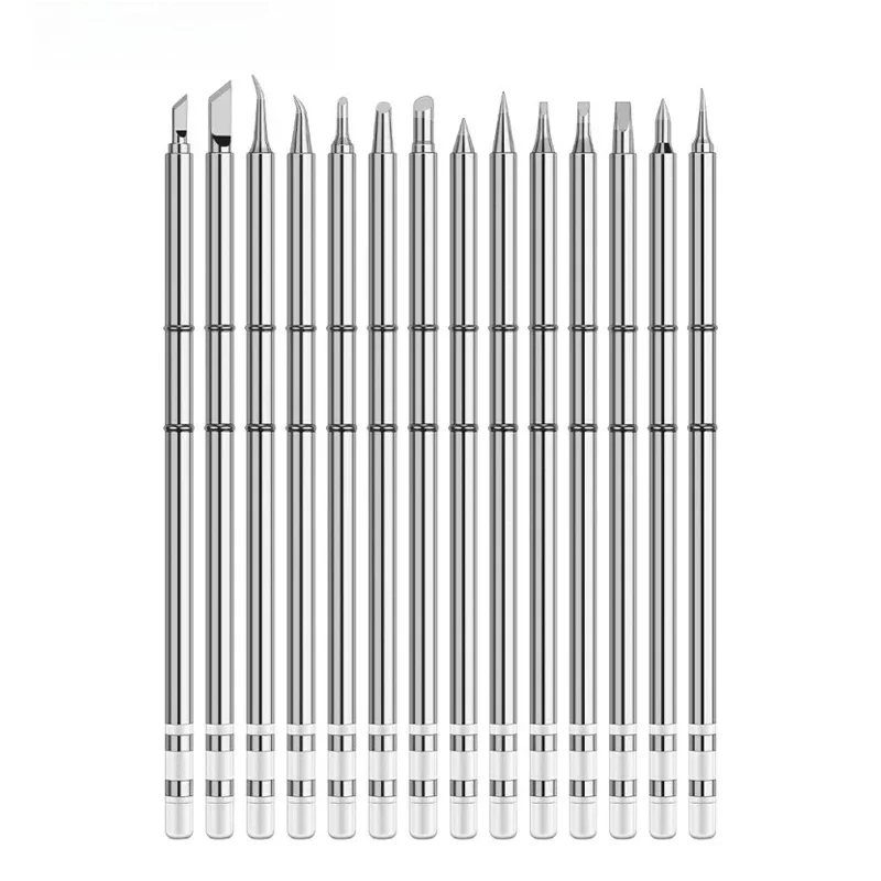 Pointes de fer à souder T12 K/B/B2/BL/BC1/BC1.5/BC2/BC3/C1/C4/CF4/D12/D16/D24/D4/D52/DL32/J02/JL02/KU/KR/KL/I/IL/ILS/BCF1/BCF2/BCF3