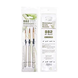 Artsecret Detachable Watercolor Acrylic Paint Brush Outdoor Metal Pocket Outdoor Travel Portable Rod Painting Acrylics Brushes