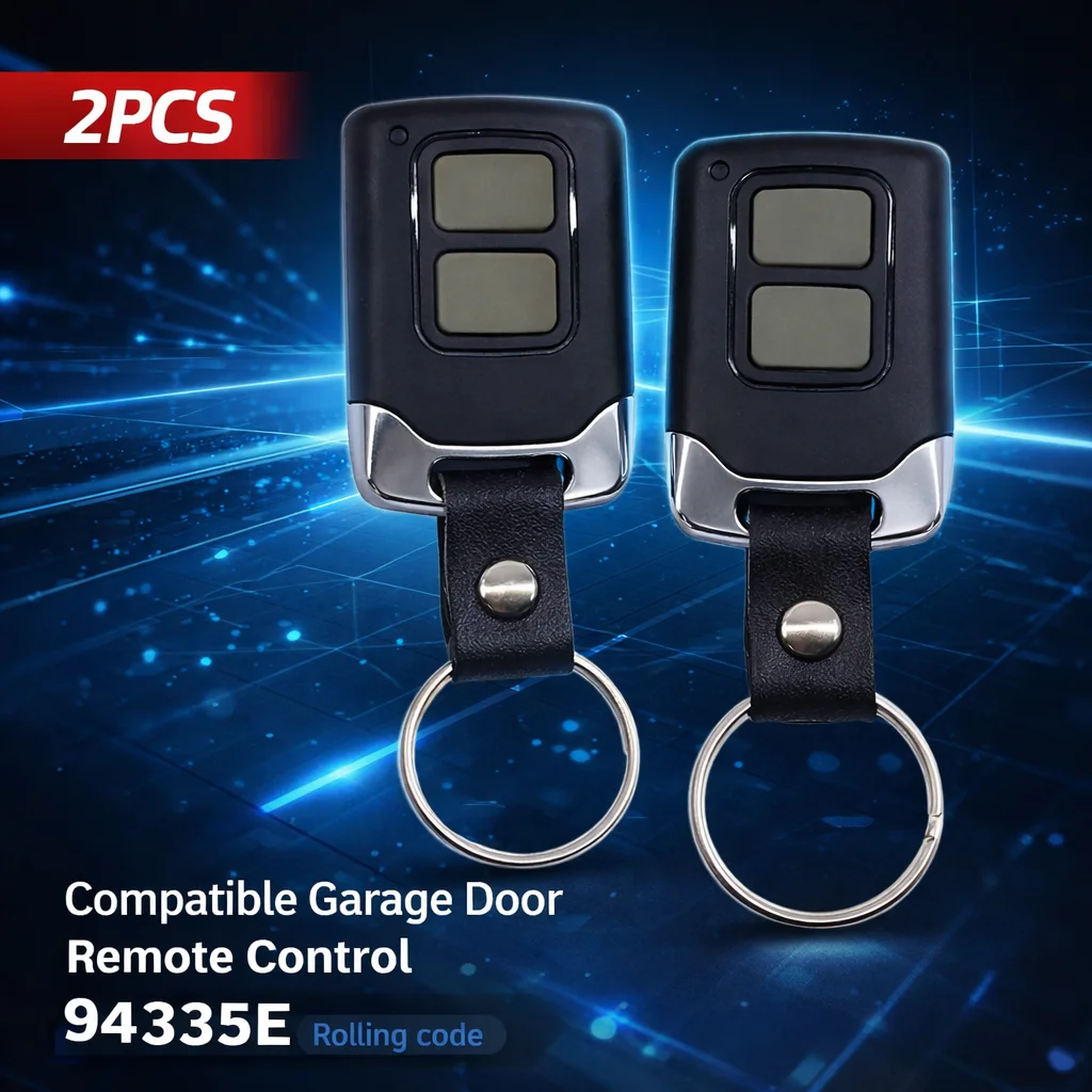 

2PCS Compatible Garage Door Remote Control Garage Door Opener Handheld Transmitter 94335E Rolling code