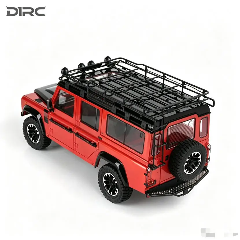 D1RC Metal Rear Bumper Diamond Plate Footboard for D110 Land Rover Defender 70th Anniversary RC Crawler Upgrade Part