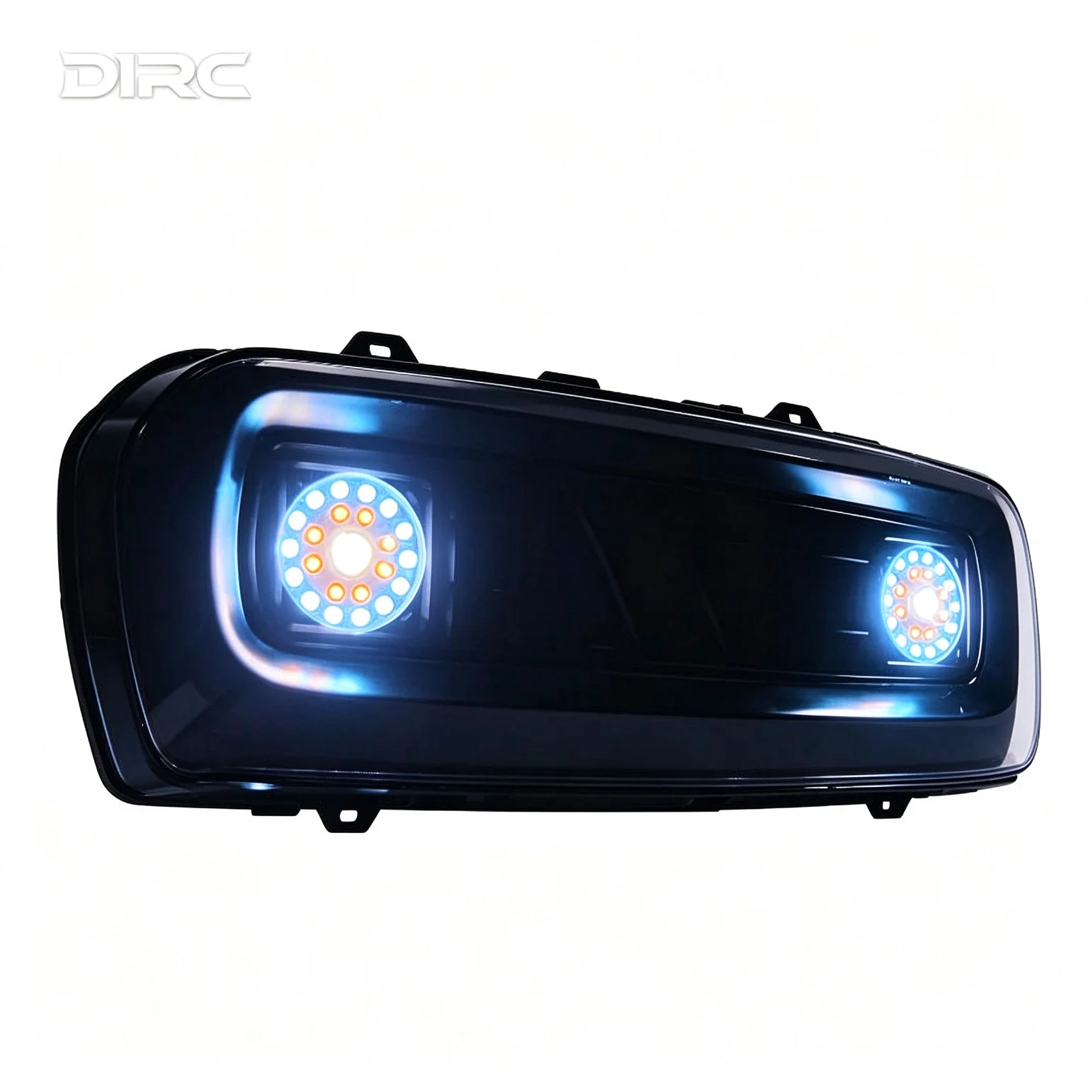 D1RC 1pair RC Crawler Headlights LED Light Kit for Ford Body Shell RC Car Front Lamp Upgrade Parts