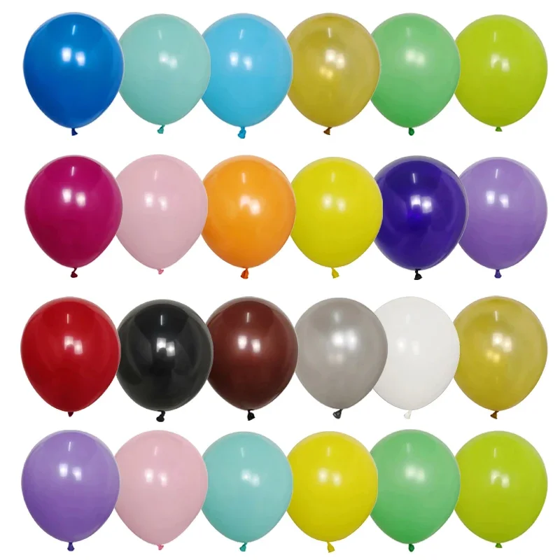 100 pièces 10 pouces ballons en Latex décoration de fête à thème d'anniversaire bébé douche enfants jouet gonflable fournitures d'anniversaire Globos mats