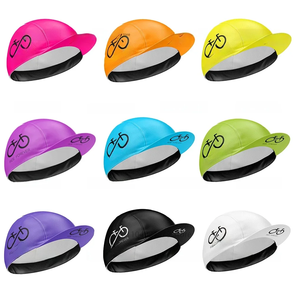 AliExpress New Ride Forever Cycling Cap Bicycle Hat With Visor UV Protection SunBlock Headwear For Men Women Summer Bike Wear Road Caps