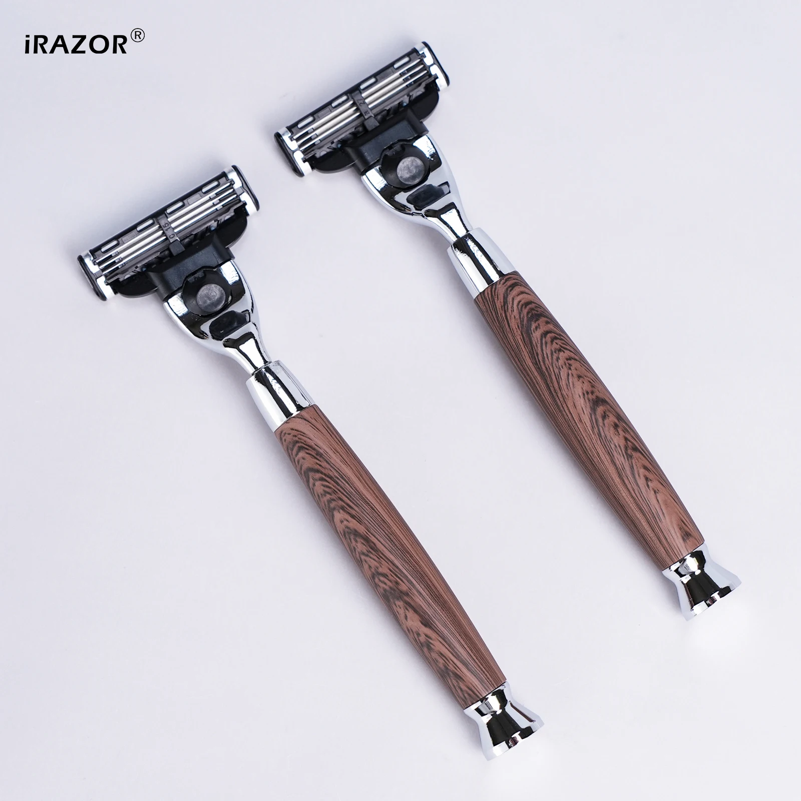 iRAZOR 클래식 우드 그레인 면도기 3날 마하3 호 - Men'S Grooming Underarm 리뷰 및 가격