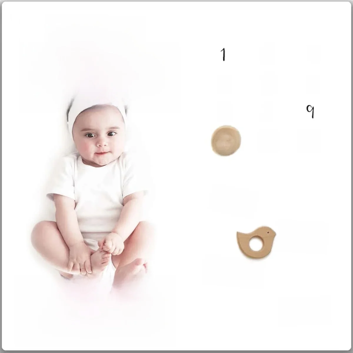 Ylsteed Newborn Milestone Blanket Photography Props Baby Monthly Grownth Blanket Infant Photo Shooting Backdrop — zdjęcie 2