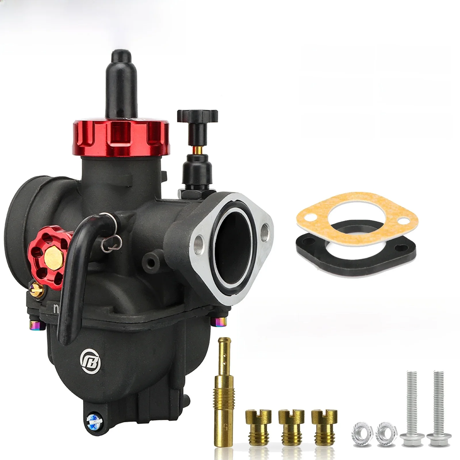 AliExpress NIBBI 2T 4T Carburetor PE17 19 22 24 26 28mm Flange Motorcycle Engine with Carb Jets for YAMAHA KAWASAKI SUZUKI  Dirt Bike