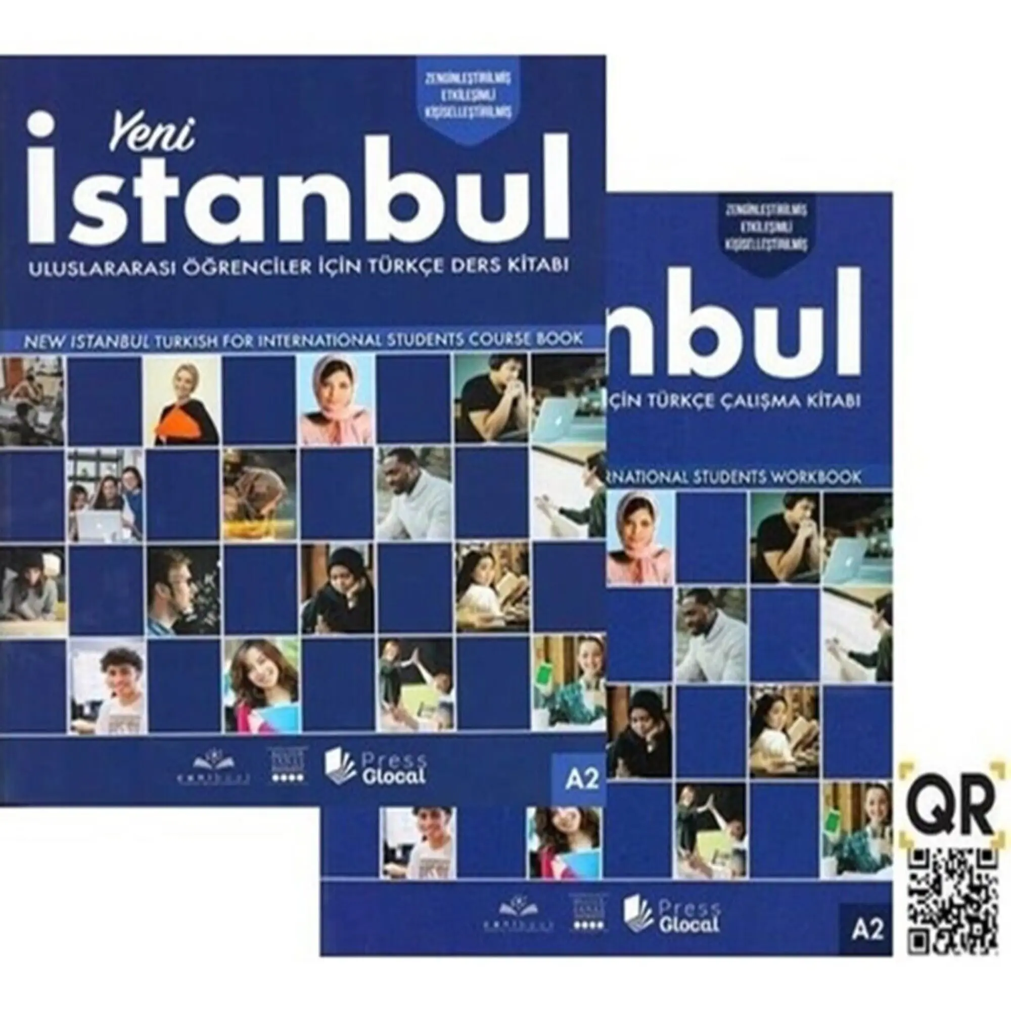 

2 Book For Foreigners Turkish Language Learning New A2 Course Work Qr Code Complete Full Set Quick Information Gift Letter Word Sentences Yabancılar İçin Türkçe Öğrenme Kitabı Seti