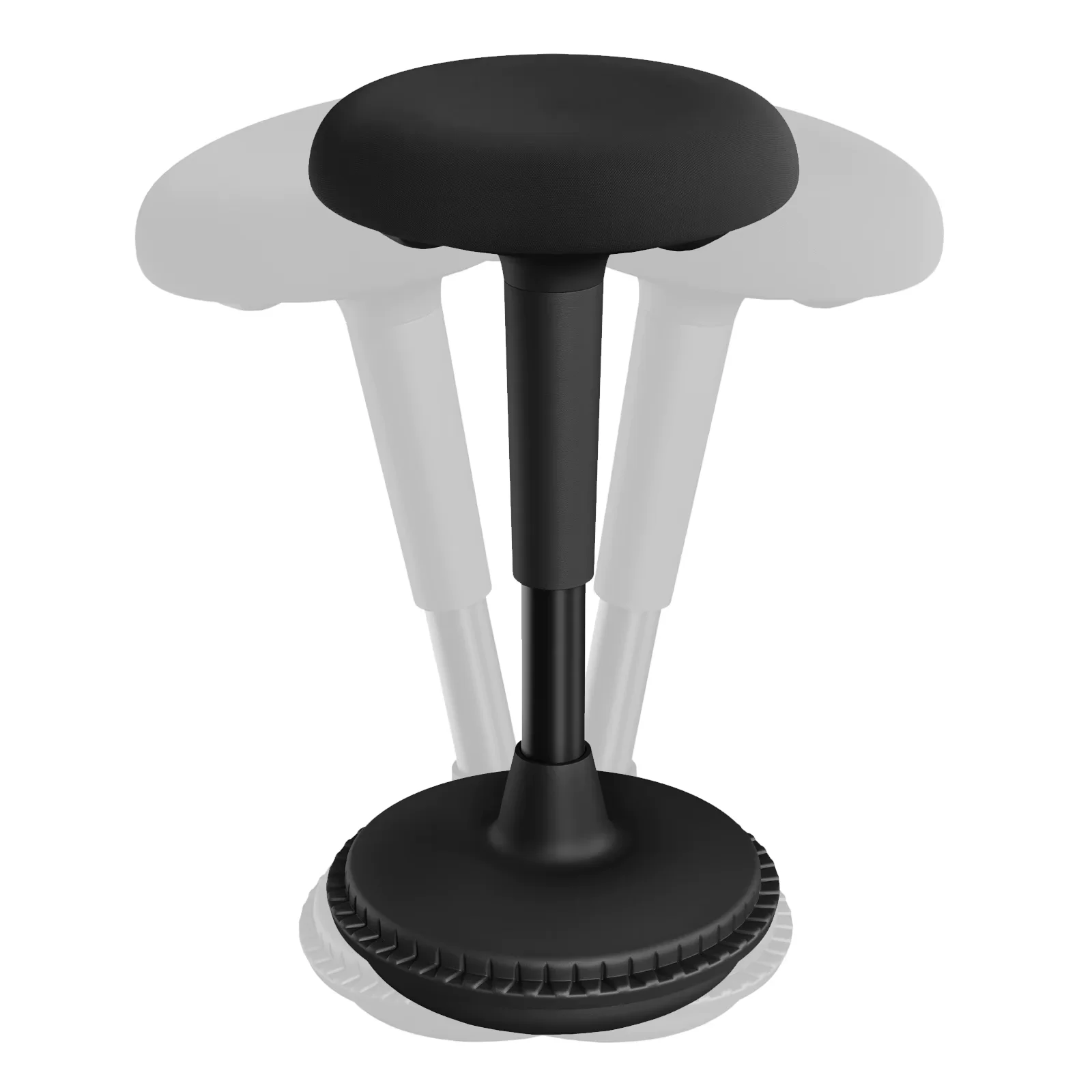 WOLTU Höhenverstellbarer ergonomischer Schaukelhocker 360° ° Neigbarer Bürohocker, Schreibtischstuhl, drehbarer Sitzstuhl für Büro und Zuhause