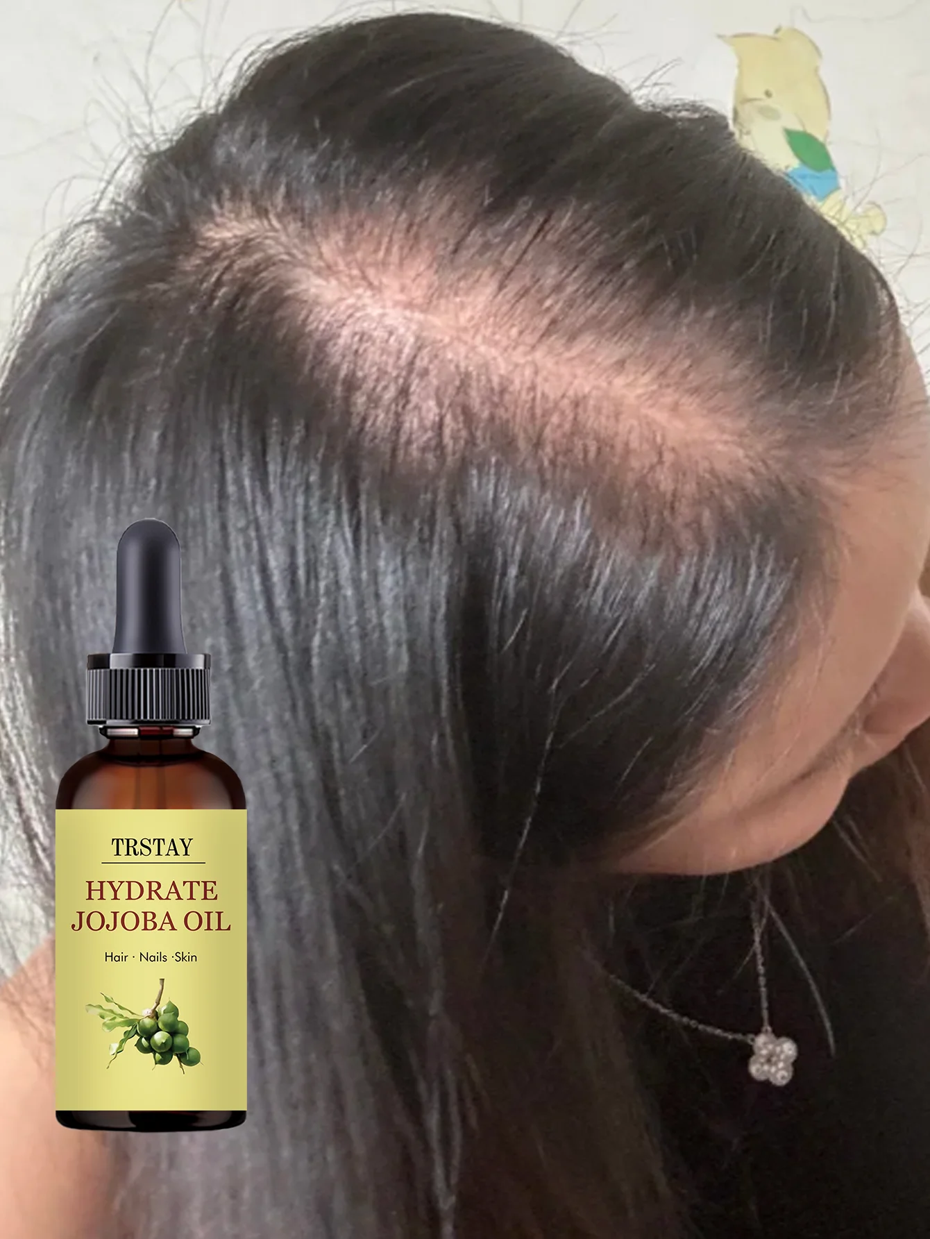 Summer Fresh Hair Oil Oil Control Hydration Light Feel Moisturizing Hair Treatment for All Hair Types Long Lasting Shine and Sof - Image 3