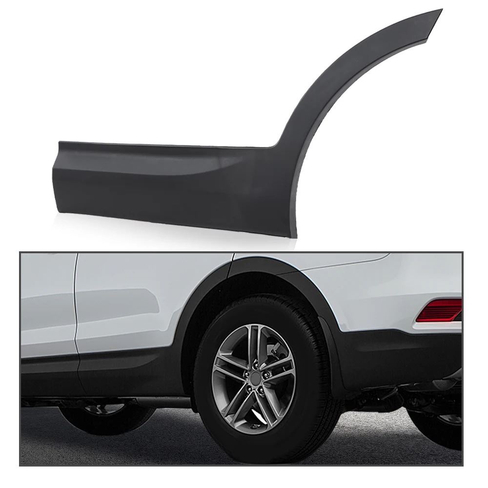 

Rear Left Door Lower Molding Door Garnish Fit for Hyundai Santa Fe Sport 2013 2014 2015 2016 2017 2018