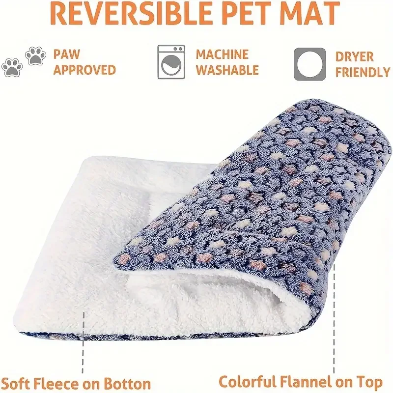 Pet Mat Dog Bed Cat Bed Thicken Sleeping Mat Dog Blanket Mat For Puppy Kitten Pet Dog Bed for Small Large Dogs Pet Rug