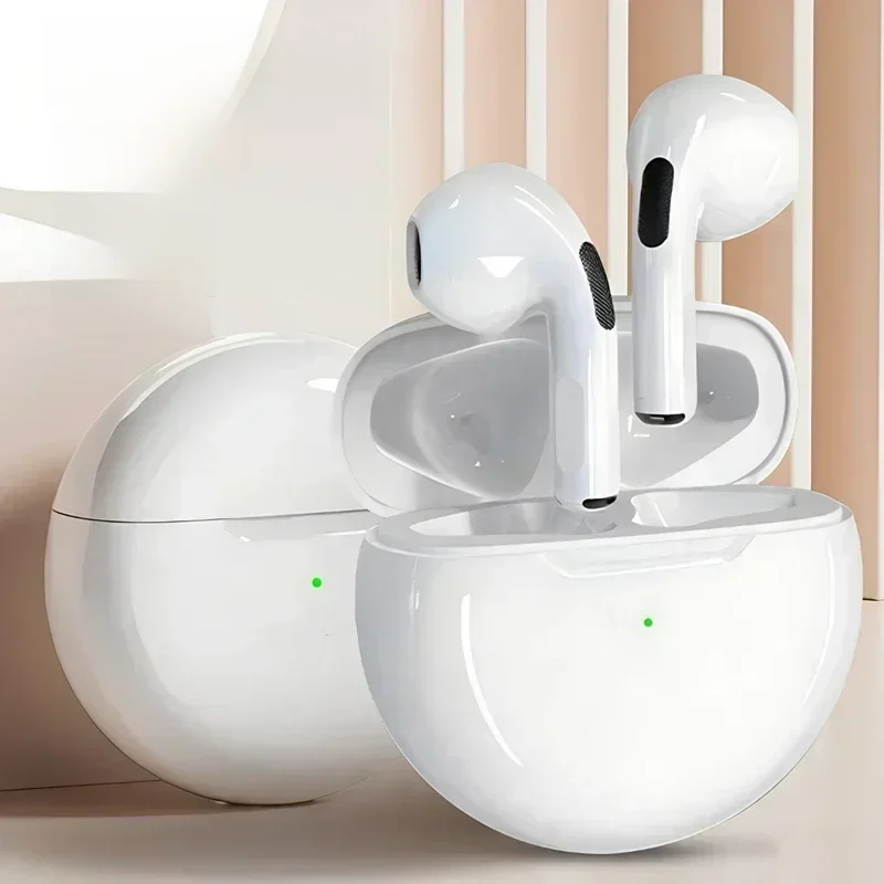 Pro6 fones de ouvido bluetooth sem fio fones estéreo esporte à prova dwireless água microfone para