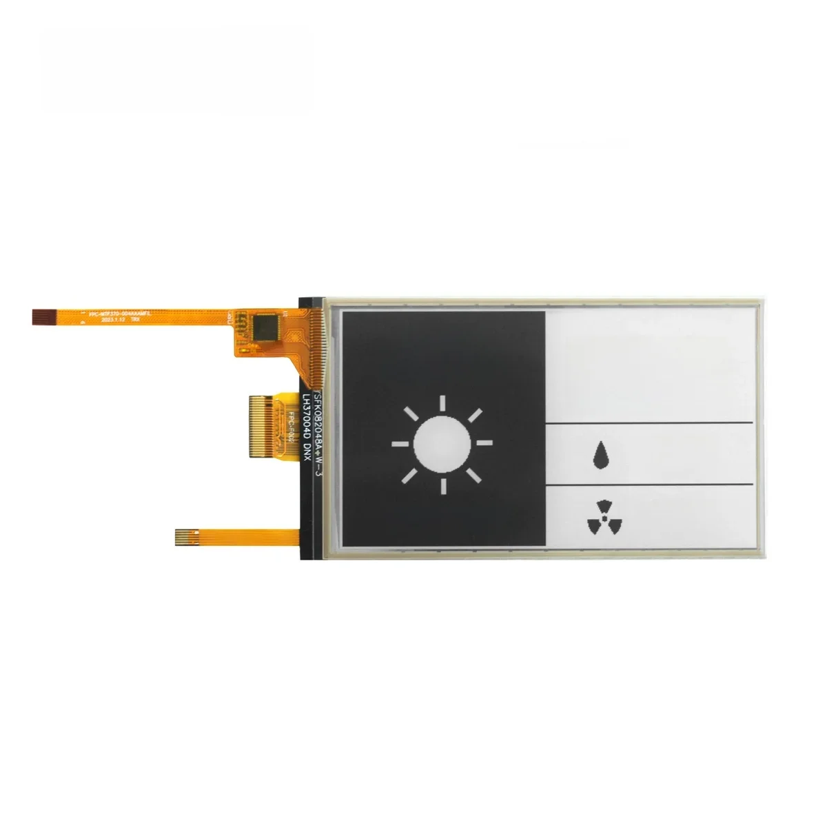 Zestaw startowy modułu wyświetlacza E-Ink Frontlight E-Paper 3.7' SPI z ekranem dotykowym HAT dla Raspberry Pi GDEY037T03-FT21 — zdjęcie produktu 7