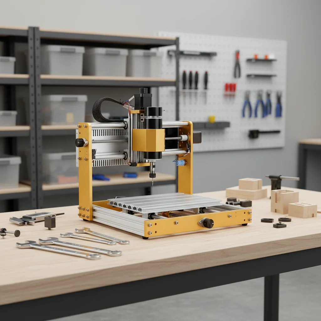 

Настольный гравировальный станок LY 3018 Plus V2.0 500W для обработки дерева с кронштейном для шпинделя 52 мм, шаговым двигателем Nema17 и лазером 5.5W/10W