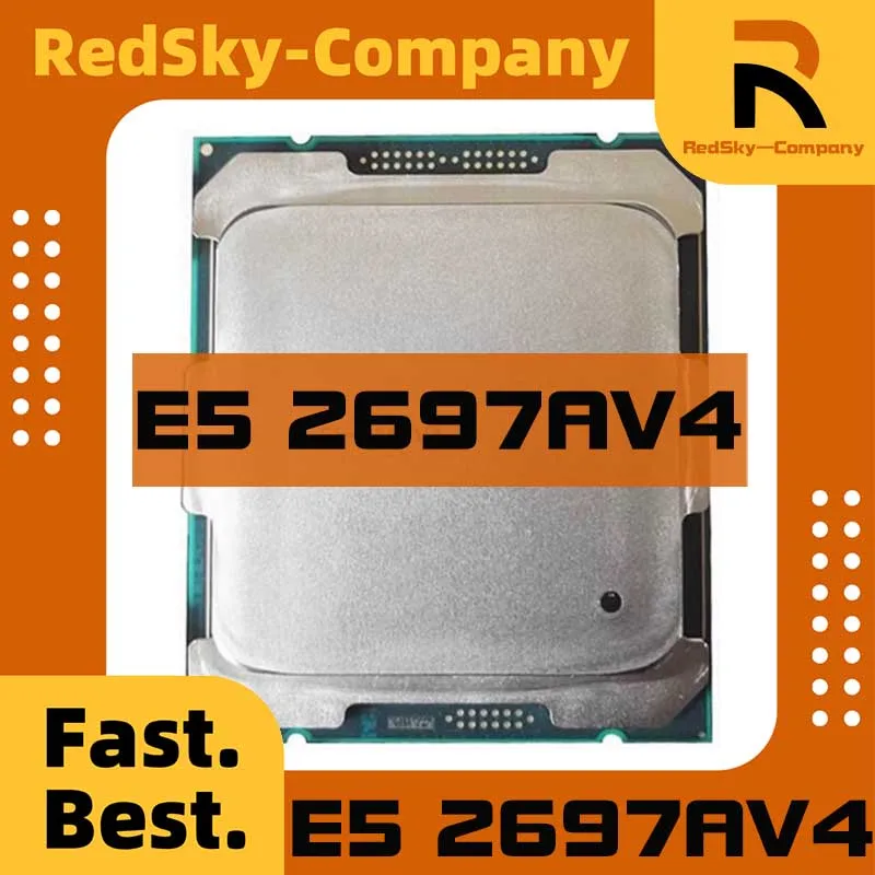 CPU -Nice~1PCS/LOT 100% TEST Xeon E5 2697A V4 E5-2697AV4 processor 2.6GHz 40M 16-Core 32-Thread 145W 14nm LGA 2011-3 CPU