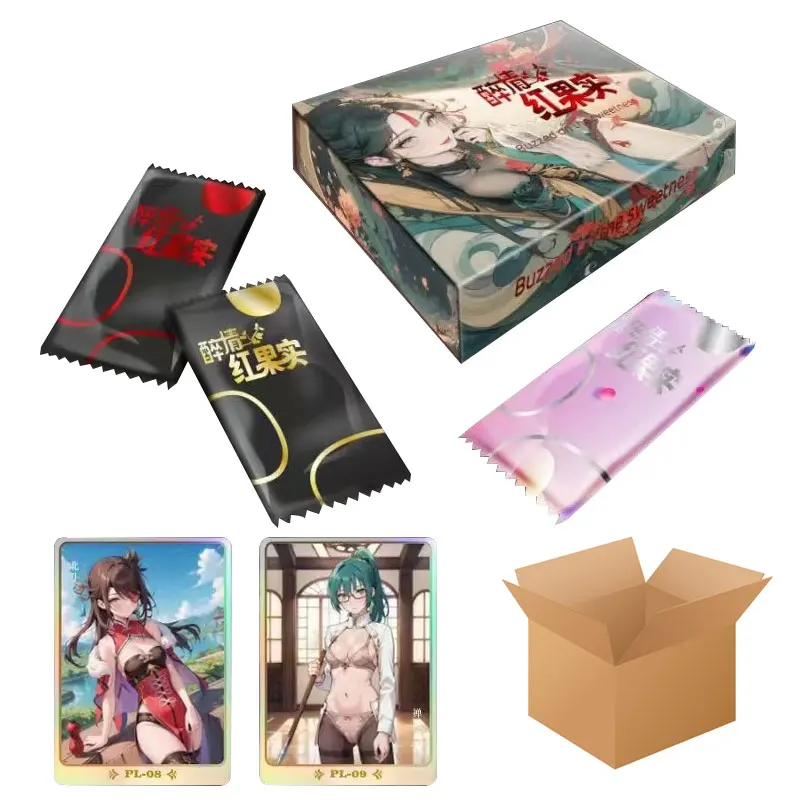 Göttin Geschichte Sammlung Karte Anime Spiele Mädchen Party Mika Club Drunken Love Red Fruit Booster Box Doujin Spielzeug und Hobbys Geschenk