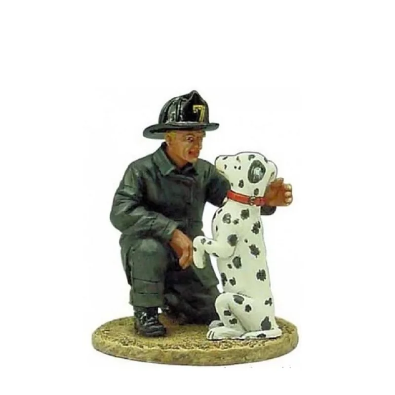 Del Prado, San Francisco Firefighter 1930 BOM057, Scale 1:32, Lead Figure, Firefighters of the World the Heroes of Fire, Original Blister Packaging, Model Identification on Base, Quality Hand Painted Finish