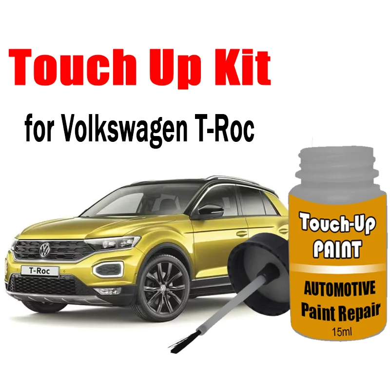 

Car Touch-Up Paint Kit (with brush) for Volkswagen T-Roc Paint Scratch Remover Car Paint Care Accessories