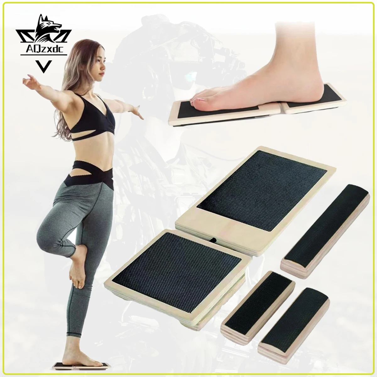 Ankle Balance Board Foot Strength Trainer Plantar Fasciitis Relief Posture Correction Device Balance Training Sprain Recovery