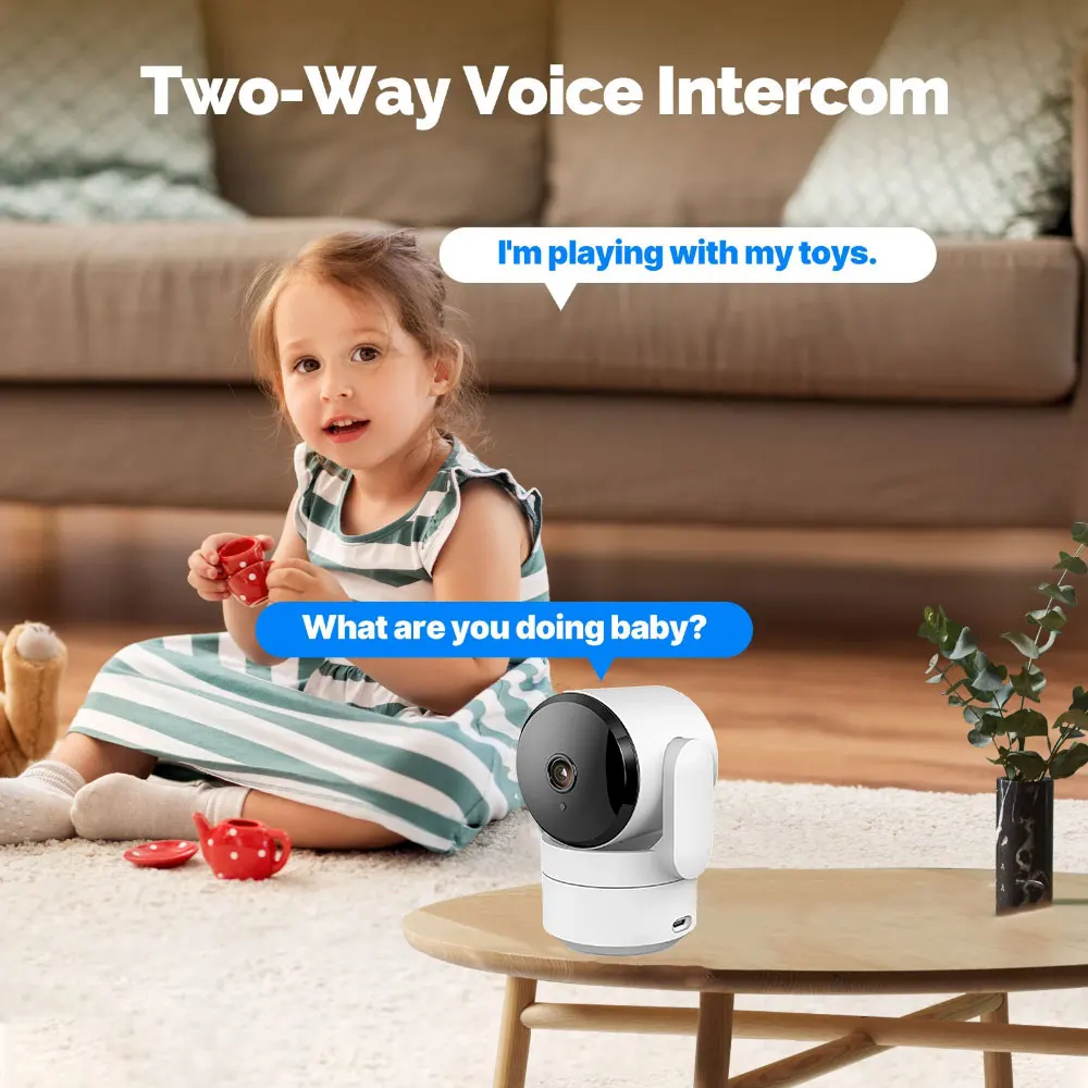 Tuya 5G Wifi  Camera 2k 4MP Indoor Smart Home Security IP Camera  Ai Motion Detection IR Night Vision Surveillance Baby Monitor