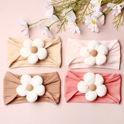 4pcs Ultra - Soft Nylon Baby Headbands with Charming Bow - Ideal for Newborns & Toddlers, All - Season Fashion Hair Accessories