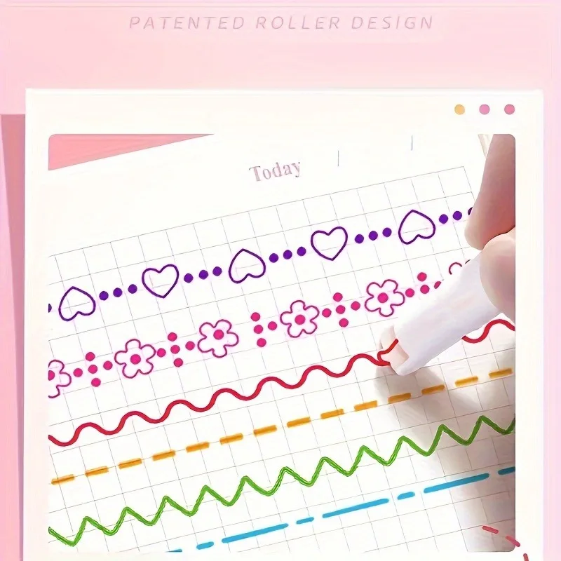 3 مجموعات مكونة من 18 قلم كونتور، مصممة خصيصًا لمنحنيات الزهور، مناسبة للرسم والخريط التخطيطي للمحتوى وإنشاء الرسوم البيانية #5