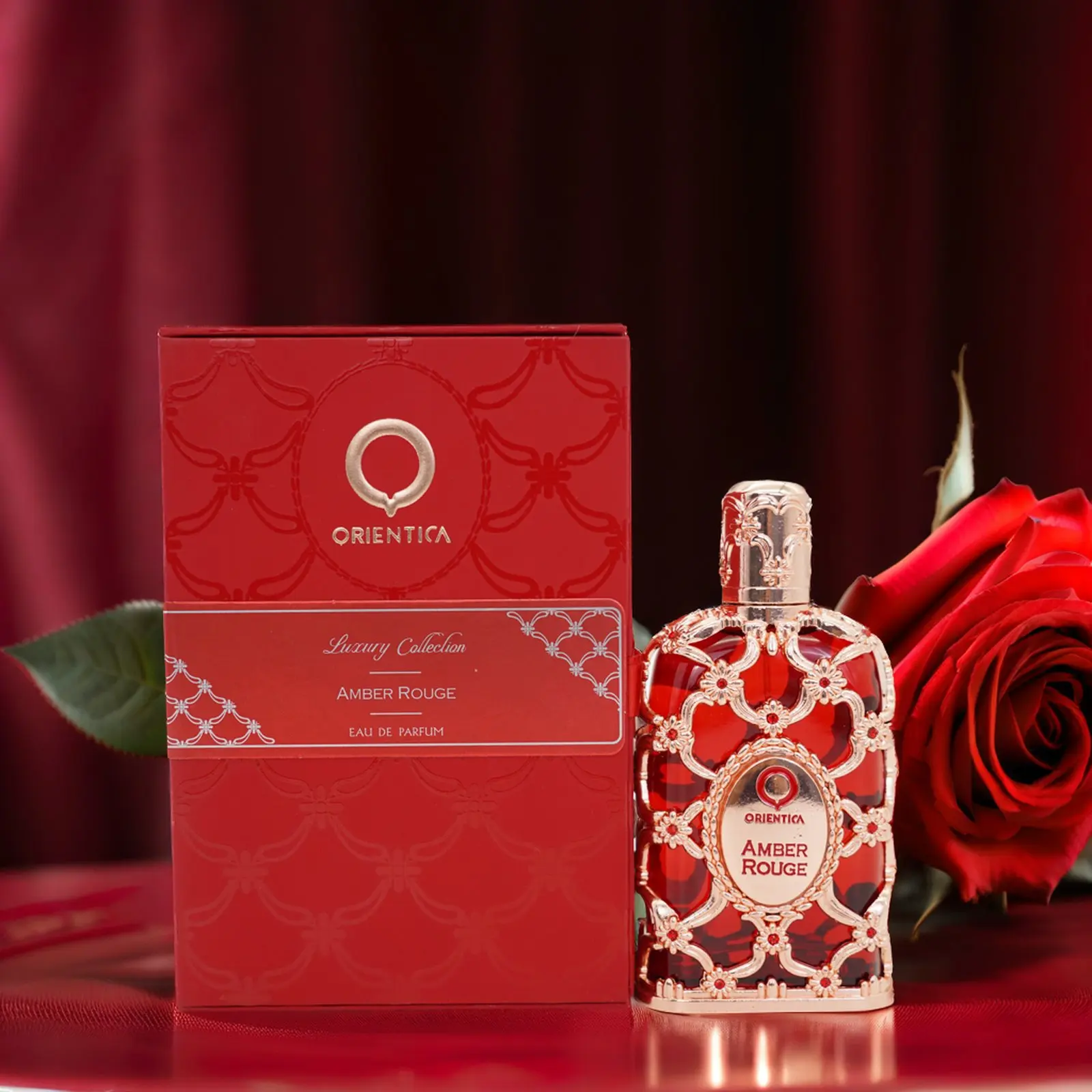 Orientical Royal Amber Rouge Women's Perfume - 2.7OZ, Long-Lasting Floral Scent With Alcohol-Free Formula Perfect Christmas Gift