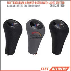 FOR SHIFT KNOB BMW M POWER 5 GEAR (WITH LIGHT) SPOTTED 25112231550 SUITABLE VEHICLE PARTS HIGH QUALITY FAST SHIPPING