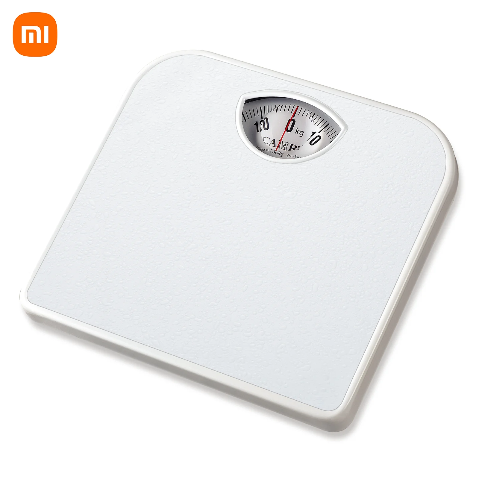 Mechanical Personal Scales Analogue bathroom scales made from high-quality ABS plastic in bright white Solid metal mechanism