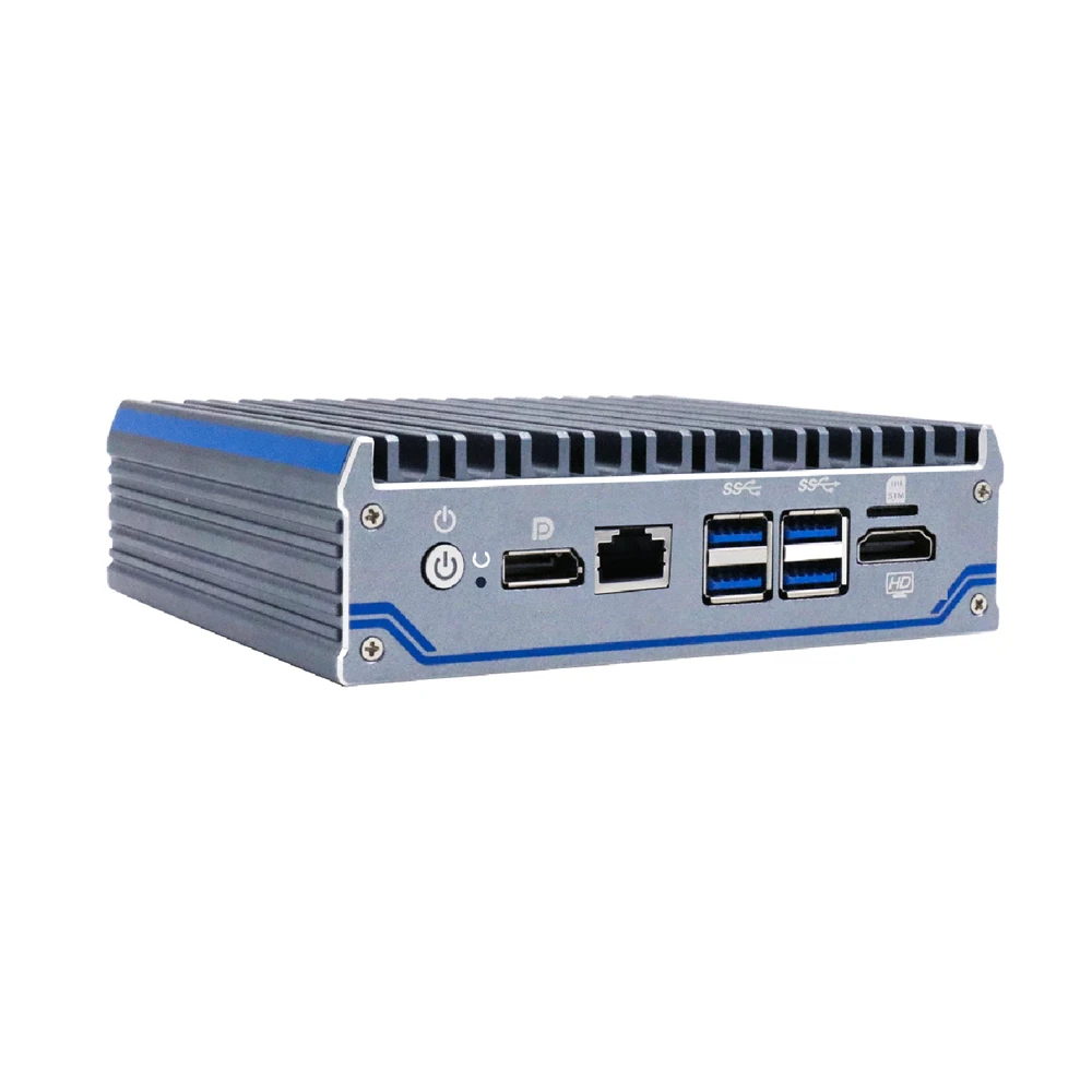 جهاز حماية HUNSN-Micro ، كمبيوتر صغير ، RX11 ، Intel J4125 ، pfsense ، Opnsense ، sopo ، XG ، VPN ، جهاز توجيه الكمبيوتر ، DP ، HDMI ، COM ، Slot ،