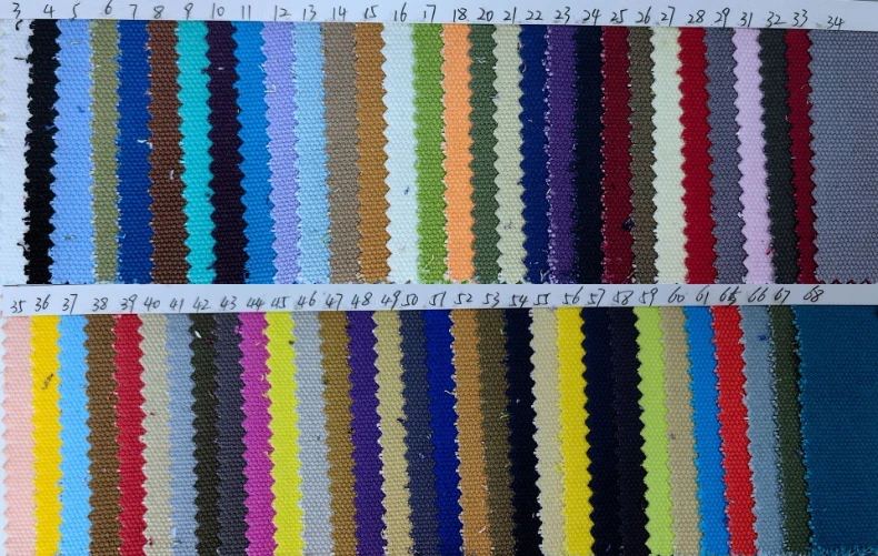 

20 oz Cotton Canvas Fabric Wholesale Plain Weave Thick Canvas Material Quality Shoes Hat Bag Cloth By Yard W386036
