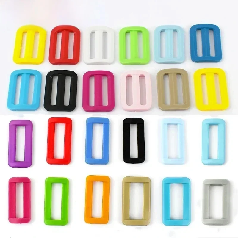 Meetee 10/20 sztuk plastikowe klamry Tri-Glide 25/32/38mm O D pierścień pasek do torby regulowane zapięcie taśma złącze hak obroża dla psa akcesoria — zdjęcie 2