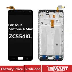 For Asus Zenfone 4 Max LCD ZC554KL Display Touch Screen Digitizer Assembly X00ID Replacement Parts