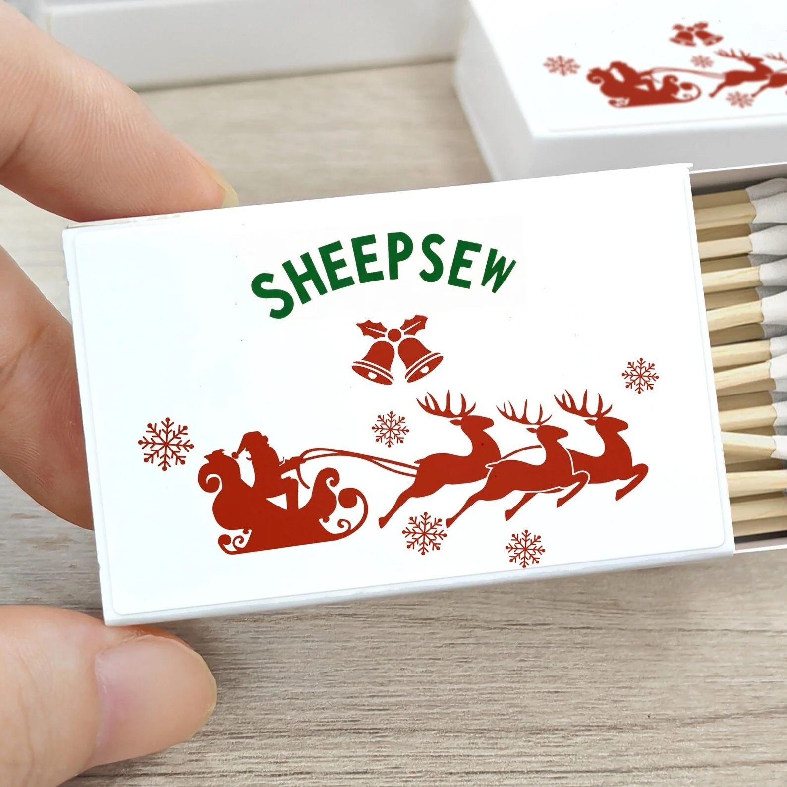 

Personalized BULK Holiday Matches/Custom Matchboxes for Christmas Party/Holiday Wedding Party Matches Personalized Gifts for Gue