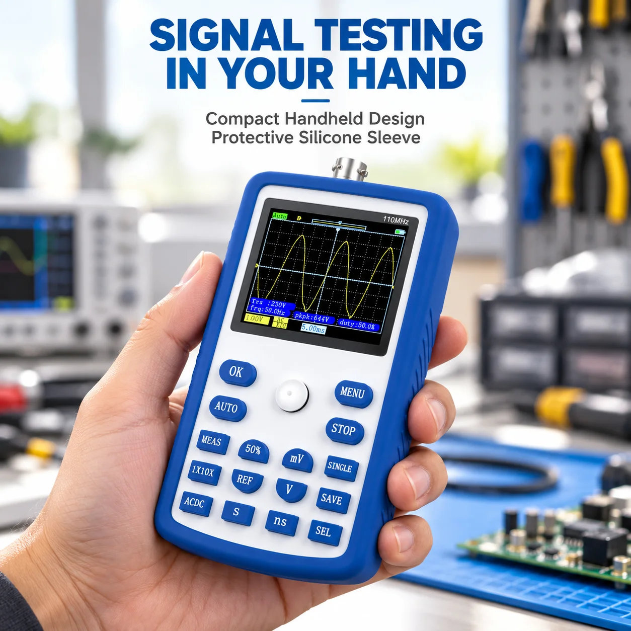 Osciloscopio digital portátil  - Fnirsi Digital Oscilloscope Handheld reseña y precio