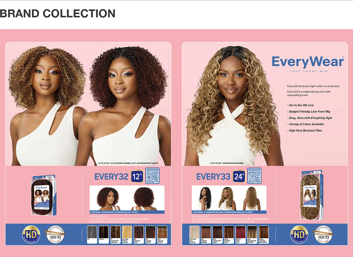 Peruka syntetyczna typu lace front Outre HD EveryWear Every33