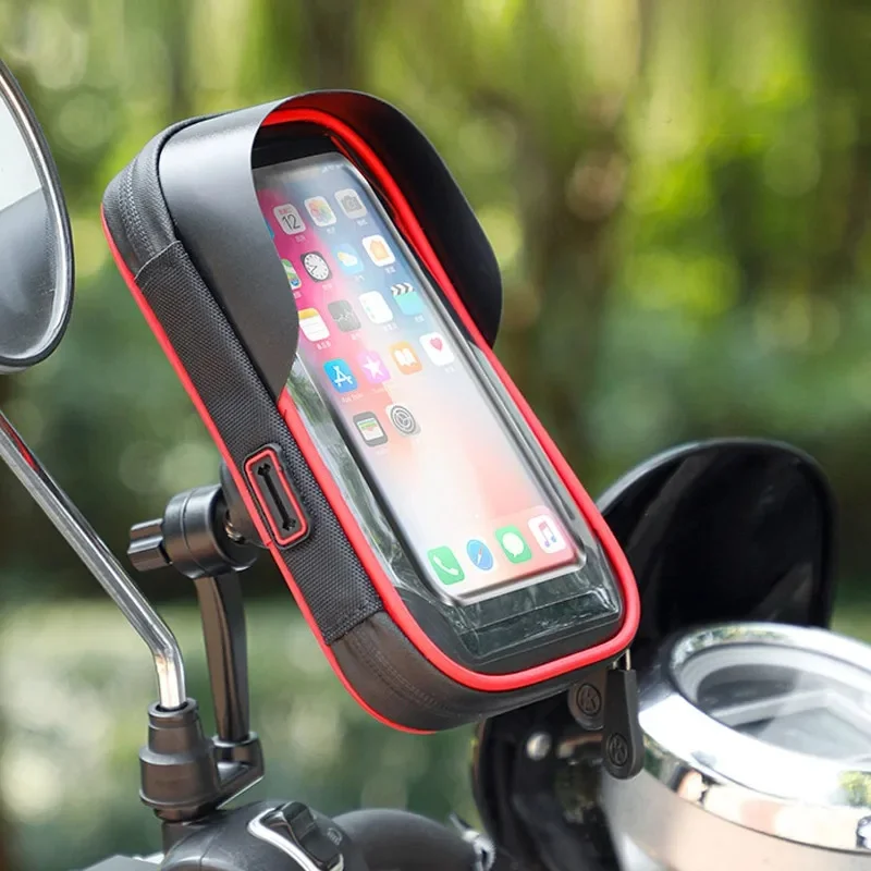 AliExpress NONE Bicycle Motorcycle Universal Mobile Phone Holder Mount GPS Waterproof Navigation Stand Card Pack for Smartphones Bike Bracket