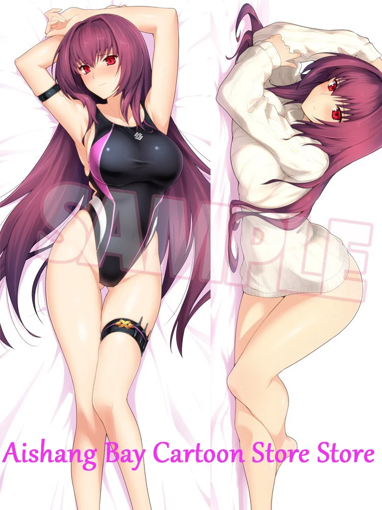 

Dakimakura Anime Pillow Cover Fate GrandOrder Large Breasts Shadow Double Sided Print Life-size Body Decoration