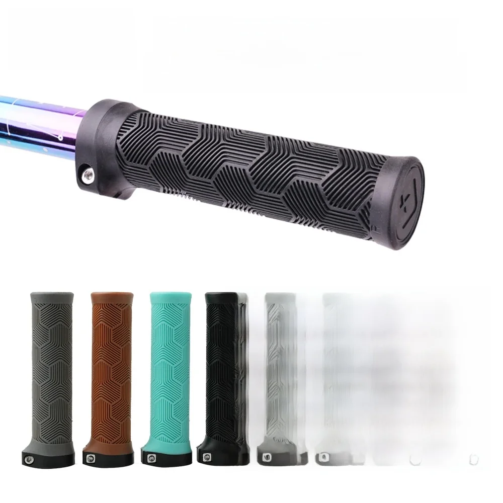 AliExpress NONE ODI RG66 MTB Grips Lock-on 22.2MM Rubber Handlebar Cover Comfortable Ultra-light Anti-slip Bicycle Parts for Travel/Folding Bike