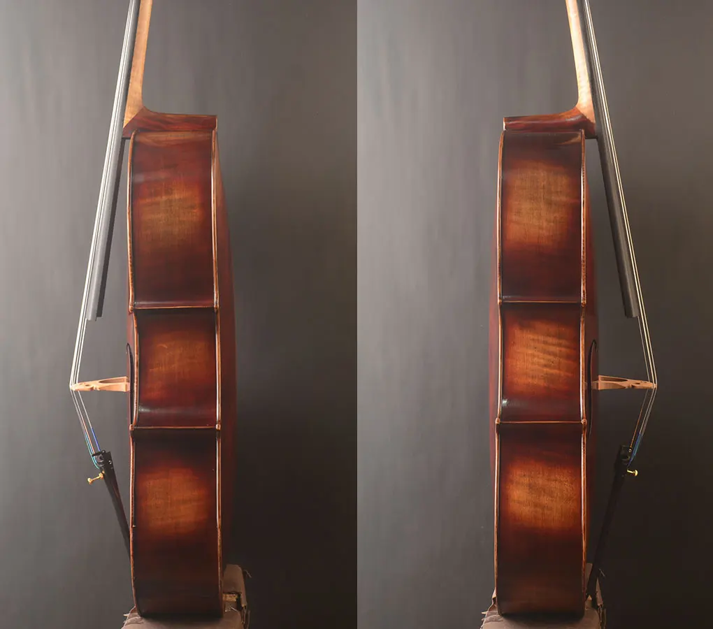 Yitamusic! Five strings, An advanced model strad copy cello,extra F,oil antique varnish
