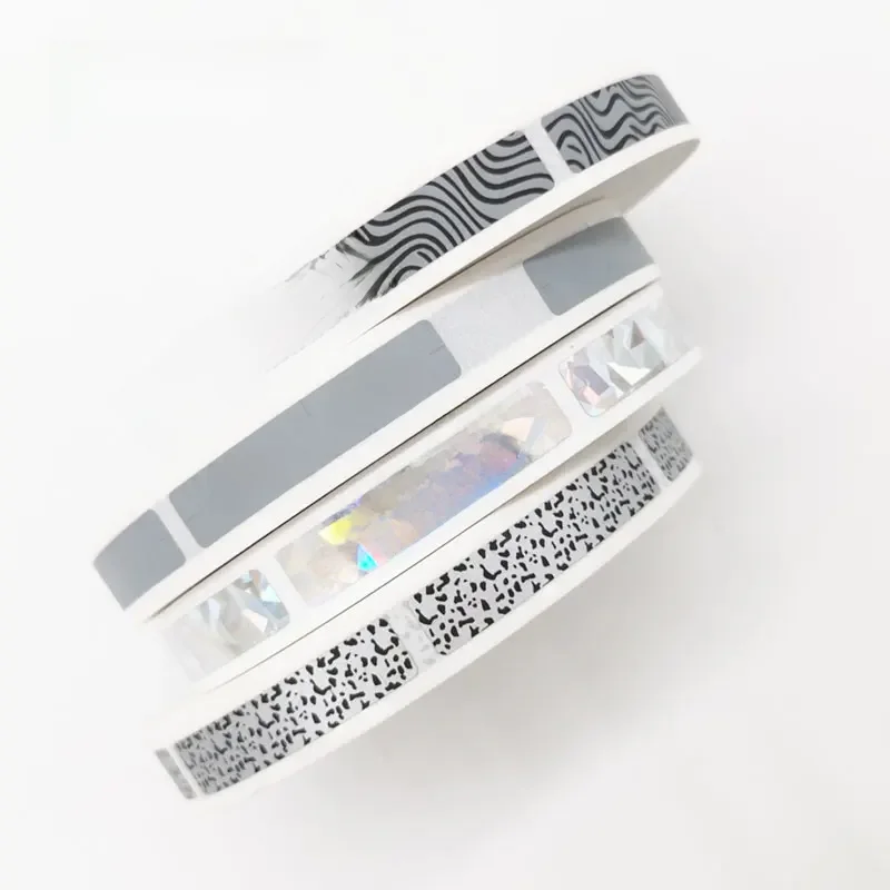 Shengshijie 8mmx4 0mm 1000 stücke/Rollen Scratch Off Aufkleber Label Grau/Leopard/Zebra/Laser Für