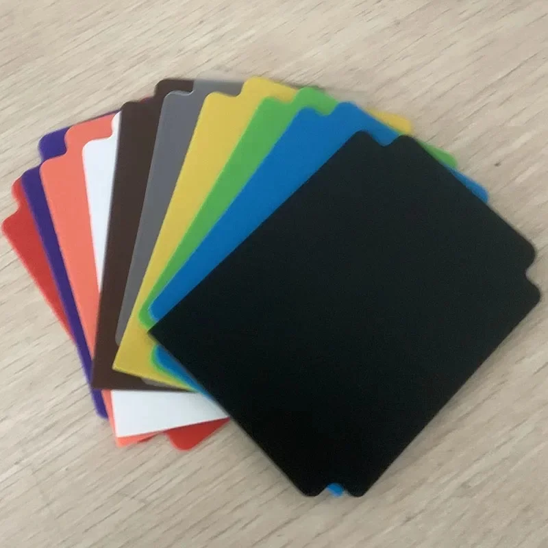 Séparateur de cartes PP multicolore, accessoires de jeux de cartes, 10 pièces/ensemble