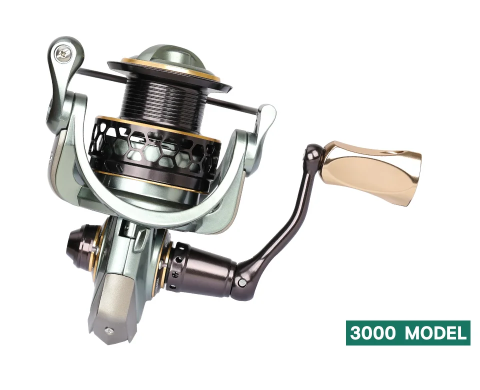 TSURINOYA 2 Spool Spinning Angeln Reel JAGUAR 1000 2000 3000 185G 6KG Max Carbon Drag Karpfen Salzwasser Reel bass Hecht Rad – Detail 25