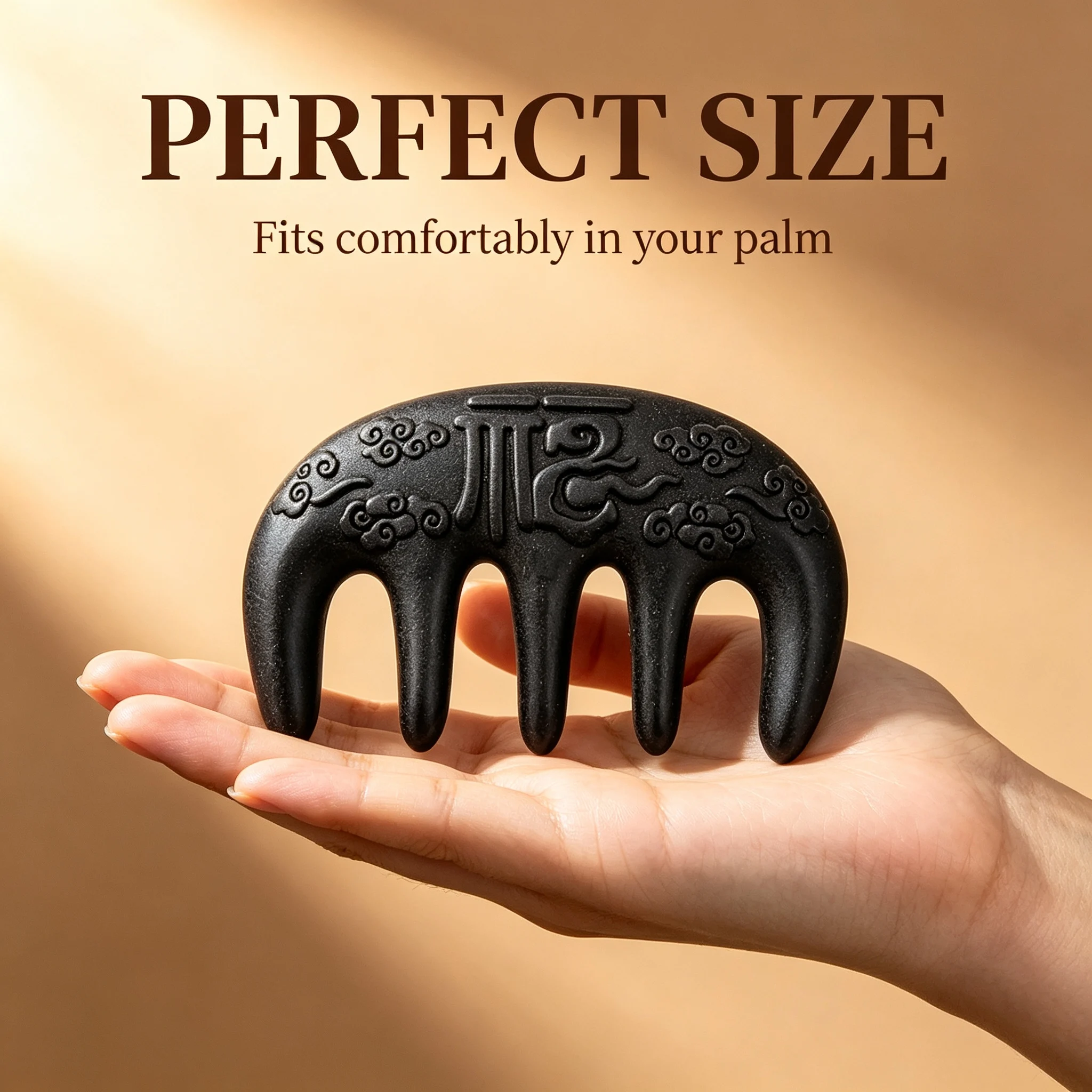 TOU Artisan Natural Incense Comb — Traditional Chinese Craft, Scalp Massage Tool, Unique Aroma