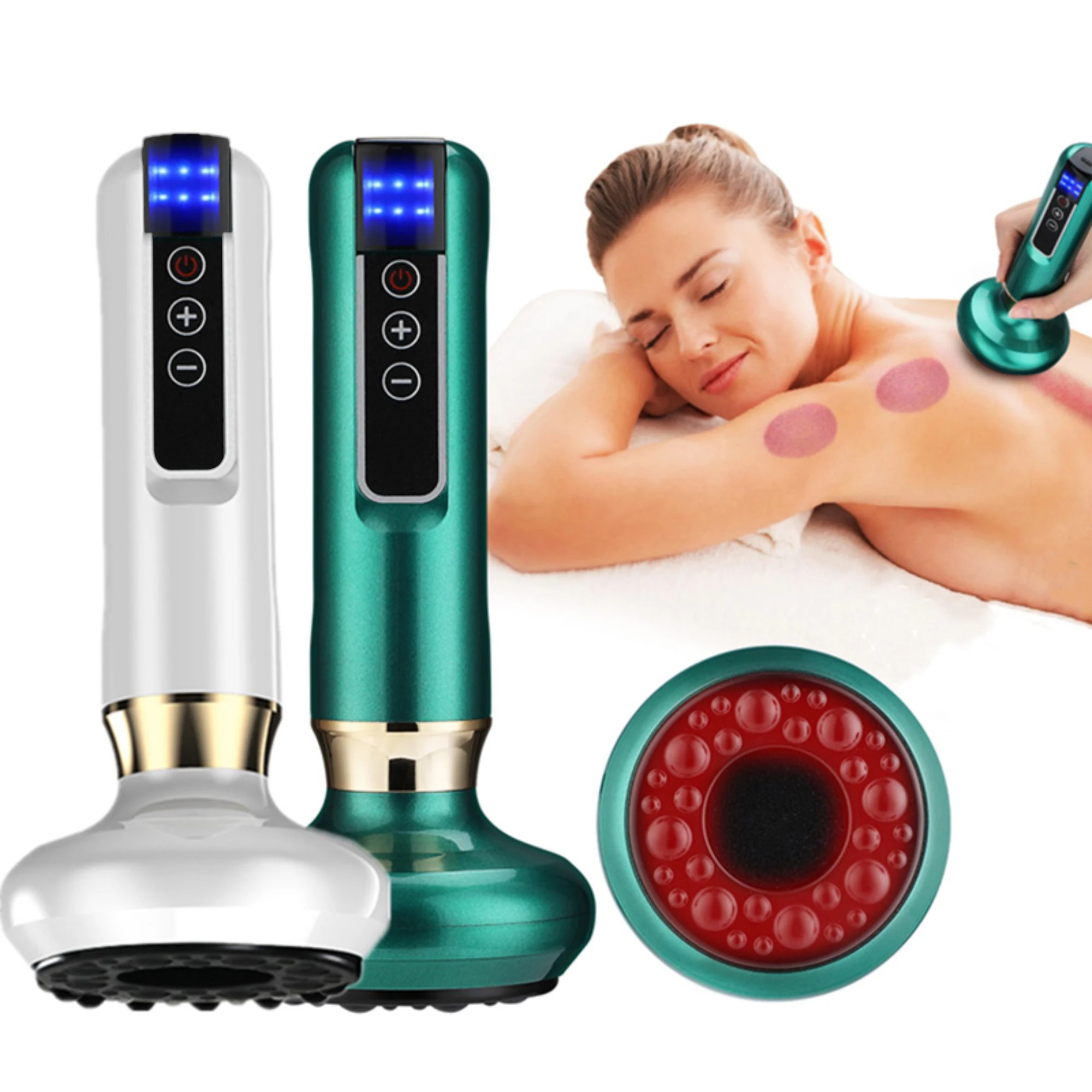 Relieve Cellulite & Muscle Pain With Electric Cupping Therapy Set - Suction Cup Massage & Guasha Vacuum Body Massage Jars!