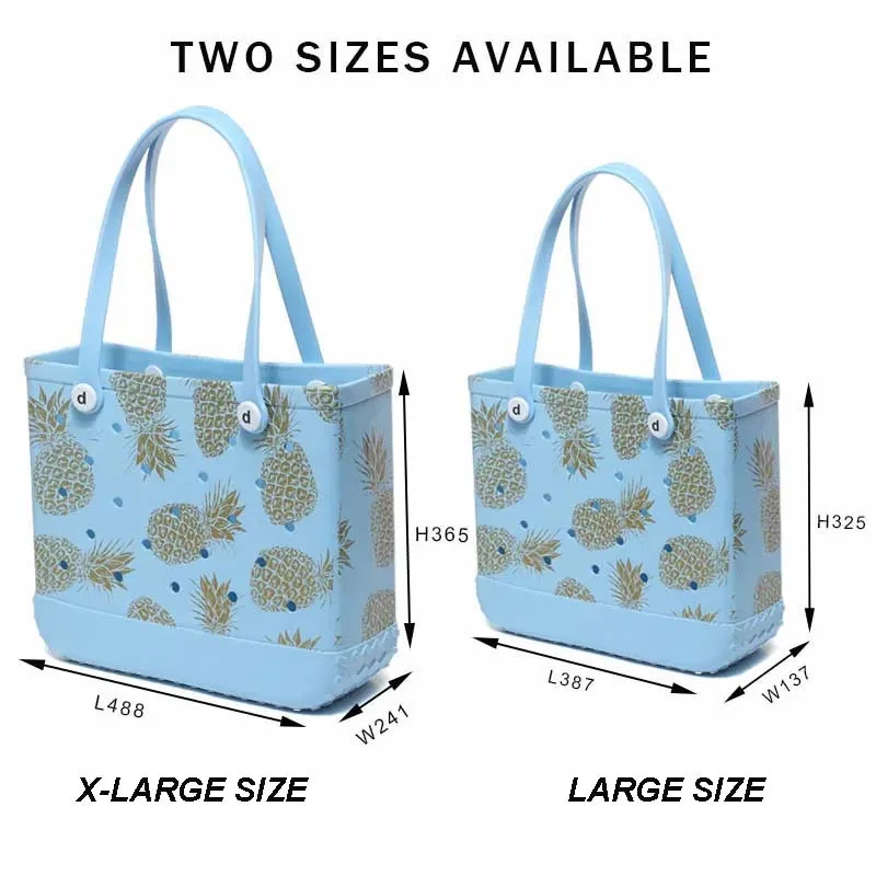 BOGG BAG Large Waterproof Washable Tip Proof Durable Open Beach Tote Bag for Boat Pool Sports Rubber Bags For Women Travel Bag