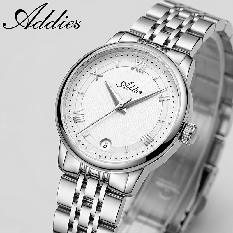 ADDIES New Luxury Watch for Women Top Brand 31mm Sapphire Crystal 316L Stainless Steel 50m Waterproof Sport Business Women Watch