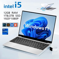 Laptop Intel Core I5-7300U 12GB RAM 1024GB SSD Notebook 1920*1080 Resolution Windows 11 Unlock Computer Office Study gamer PC