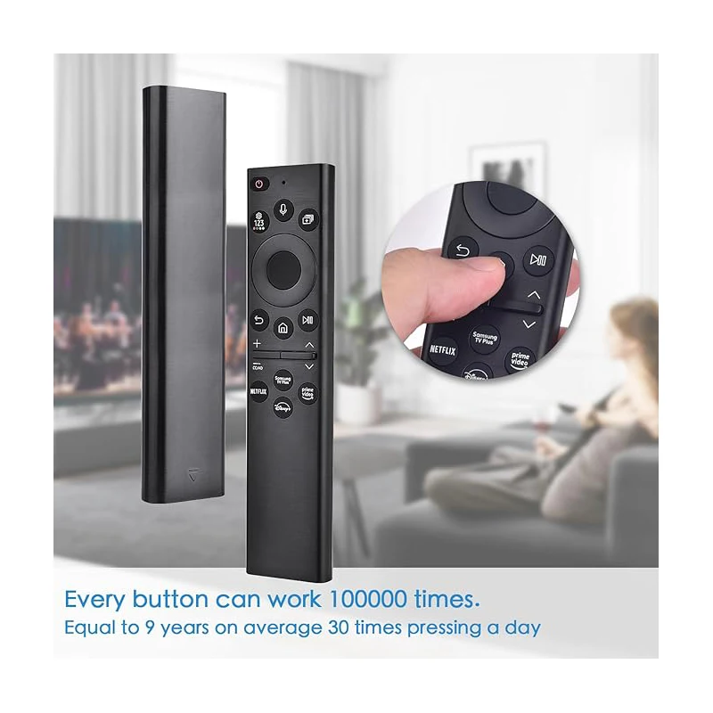 Replacement Voice Remote for Samsung Smart TV: Low Power Tech Control,Compatible with 2022 BN59-01385A(no Solar)