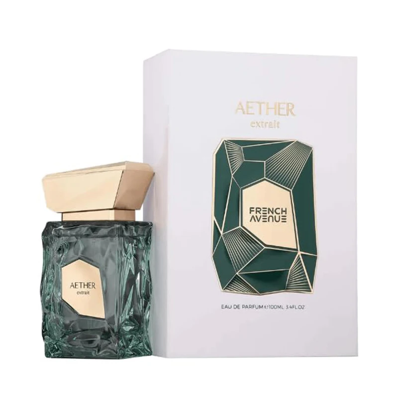 

Парфюмерная вода Fragrance World French Avenue Aether Extrait de Parfum унисекс, 100 мл, идея подарка на День святого Валентина